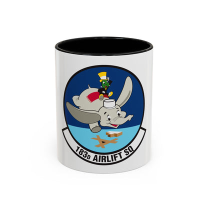 183 Airlift Squadron (U.S. Air Force) Accent Coffee Mug