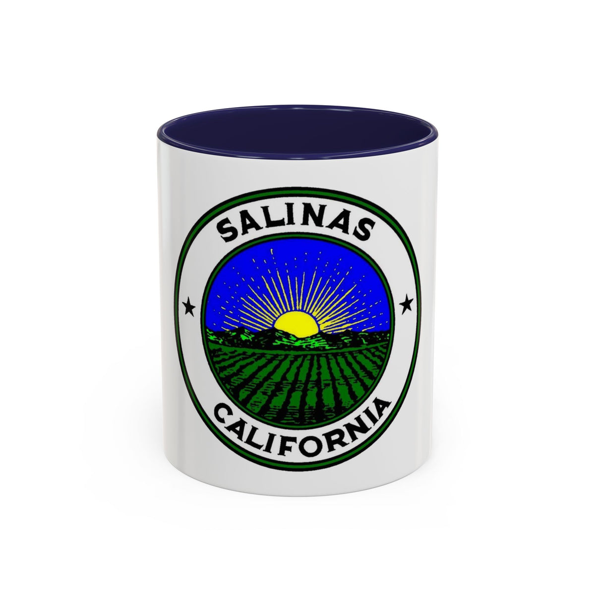Seal of Salinas California - Accent Coffee Mug