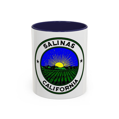 Seal of Salinas California - Accent Coffee Mug