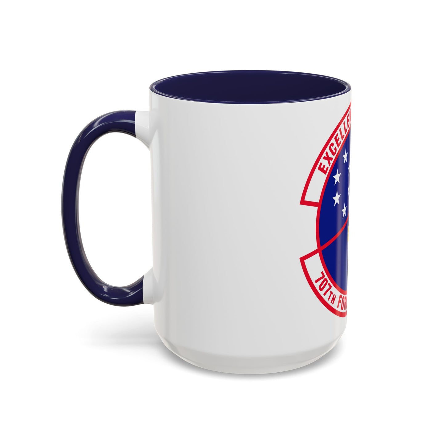 707 Force Support Squadron AFISRA (U.S. Air Force) Accent Coffee Mug