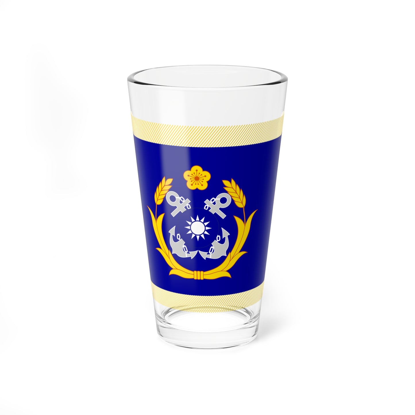 ROCN Honor Guard Flag international (China) Pint Glass 16oz