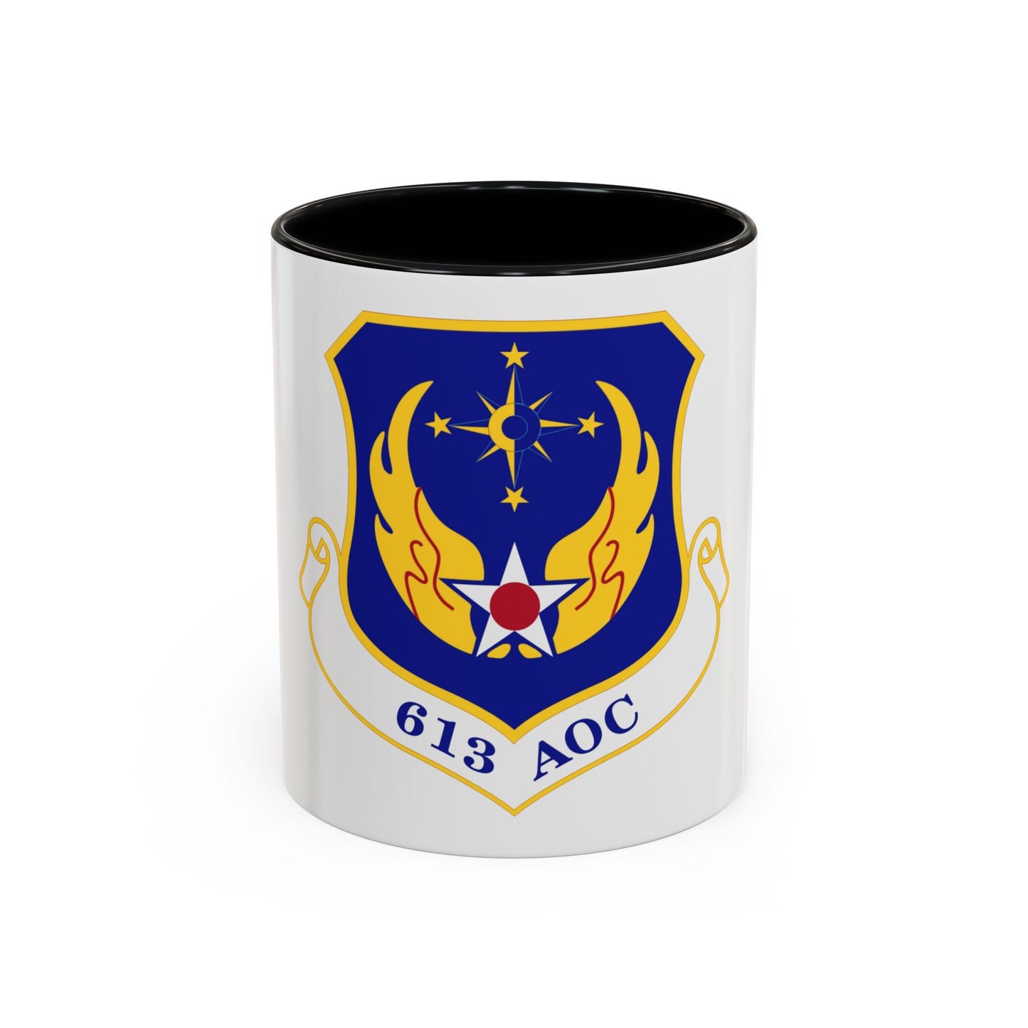 613th Air and Space Operations Center (U.S. Air Force) Accent Coffee Mug
