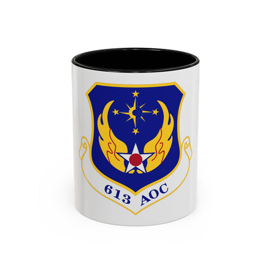 613 Air Operations Center PACAF (U.S. Air Force) Accent Coffee Mug