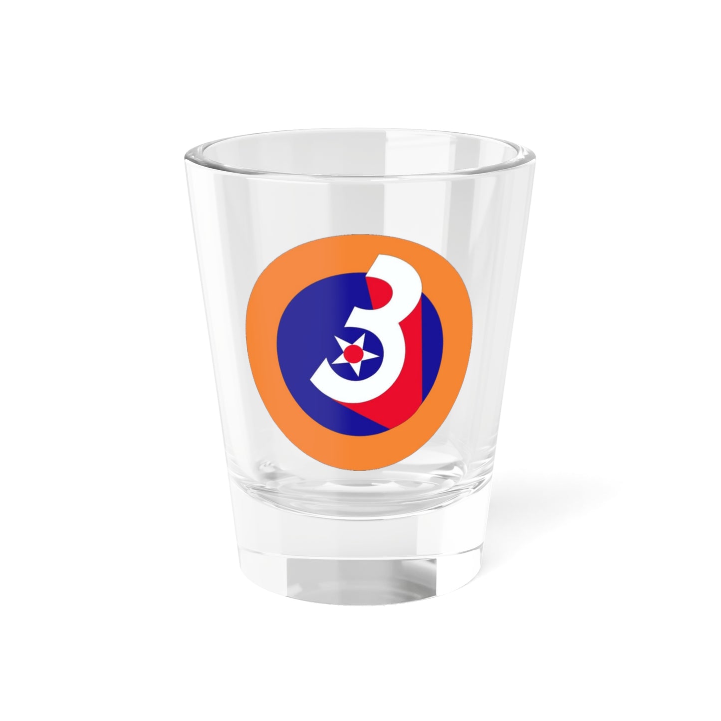 3 Air Force (U.S. Army) Shot Glass 1.5oz