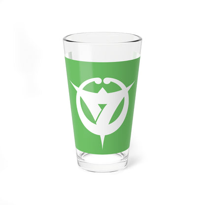 Flag of Uozu Toyama (Japan) Pint Glass 16oz