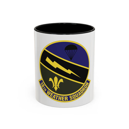 18 Weather Squadron ACC (U.S. Air Force) Accent Coffee Mug