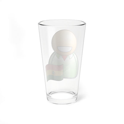 Nuvola Bolivian man icon2 (Bolivia) Pint Glass 16oz