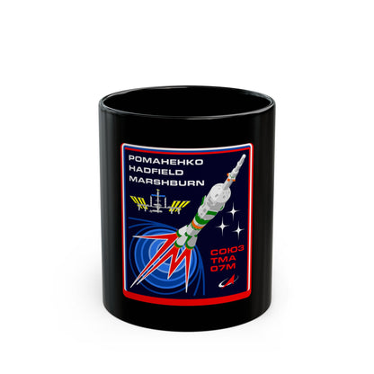 Soyuz TMA-07M (Soyuz Programme) Black Coffee Mug
