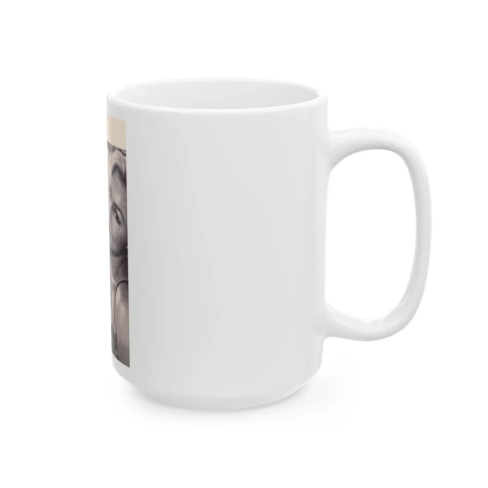 Julie Newmar #345 (Vintage Female Icon) White Coffee Mug-Go Mug Yourself