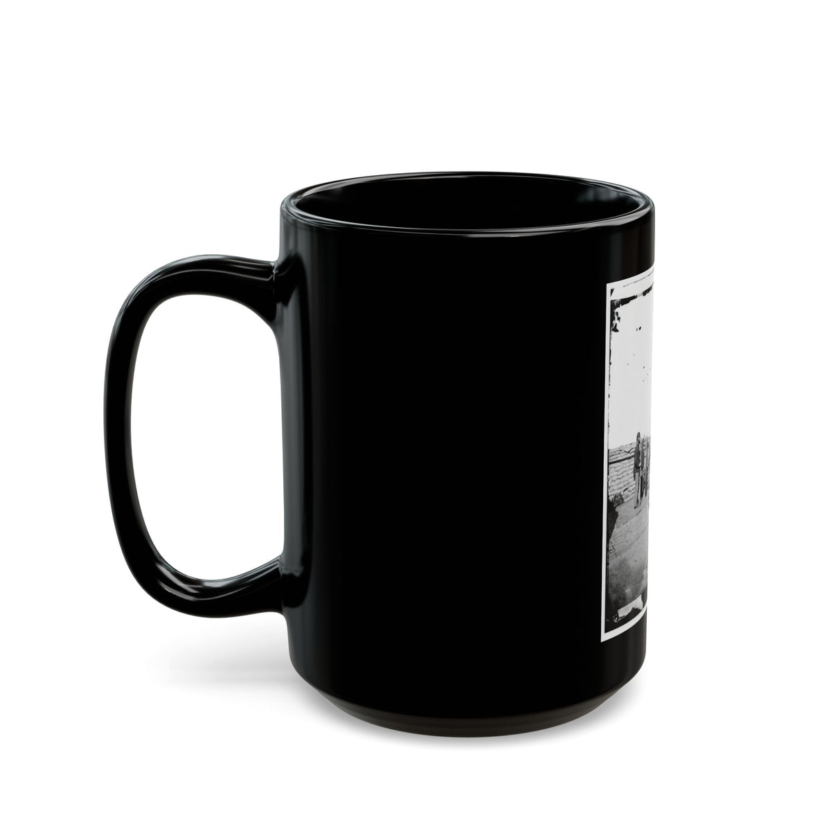 A Parrott Gun (Trained On Sumter ) (U.S. Civil War) Black Coffee Mug
