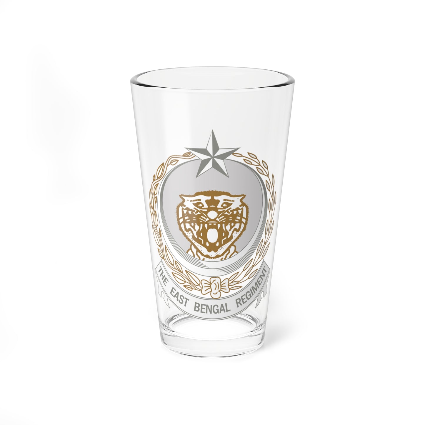 East Bengal Regiment Insignia (Bangladesh) (Coat of Arms) Pint Glass 16oz