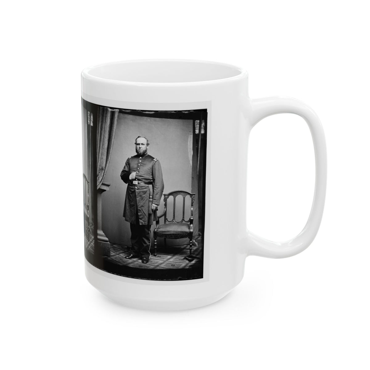 Untitled 001(2) (U.S. Civil War) White Coffee Mug