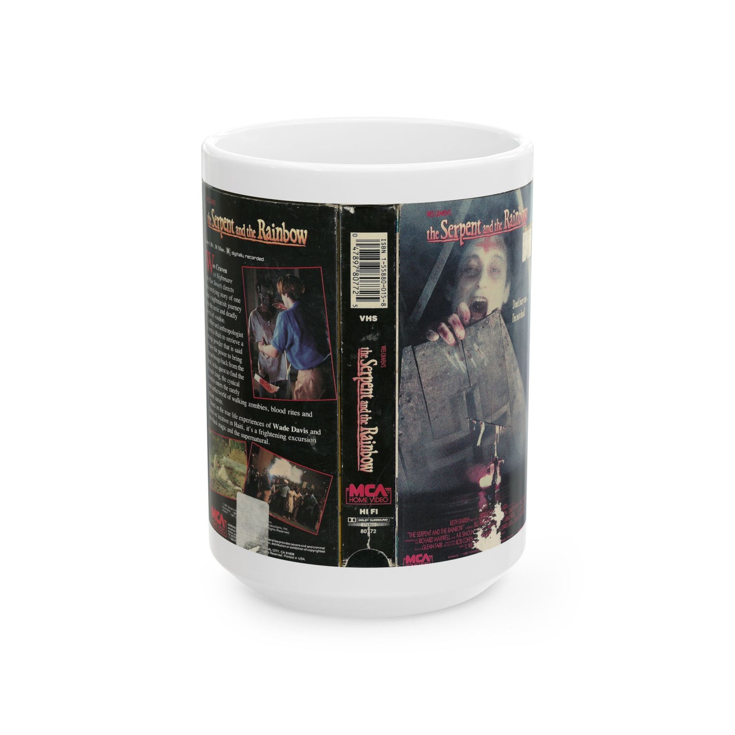 THE SERPENT AND THE RAINBOW (VHS COVER) - White Coffee Mug