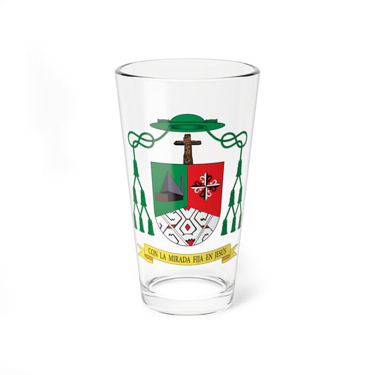 Escudo de David Martínez de Aguirre Guinea (Spain) (Coat of Arms) Pint Glass 16oz