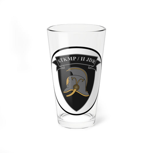 Emblem for the Staff-II-JDR (Denmark) (Coat of Arms) Pint Glass 16oz