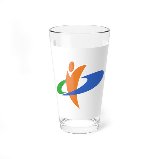Flag of Nakadomari Aomori (Japan) Pint Glass 16oz
