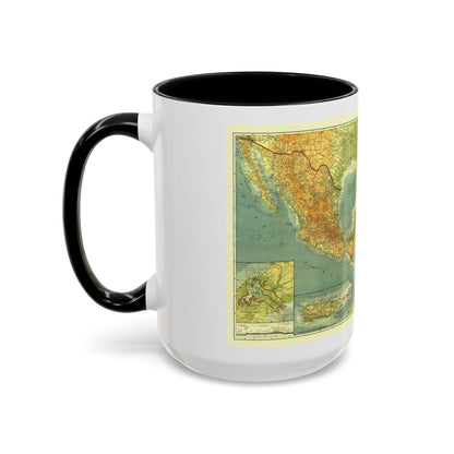 Central America and the West Indies (1922) (Map) Accent Coffee Mug