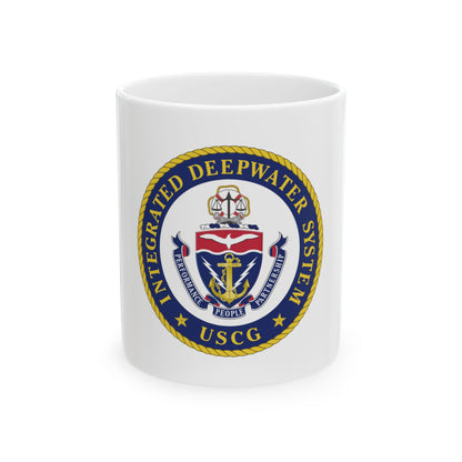 USCG Integrated Deepwater System (U.S. Coast Guard) White Coffee Mug