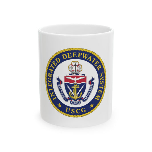 USCG Integrated Deepwater System (U.S. Coast Guard) White Coffee Mug