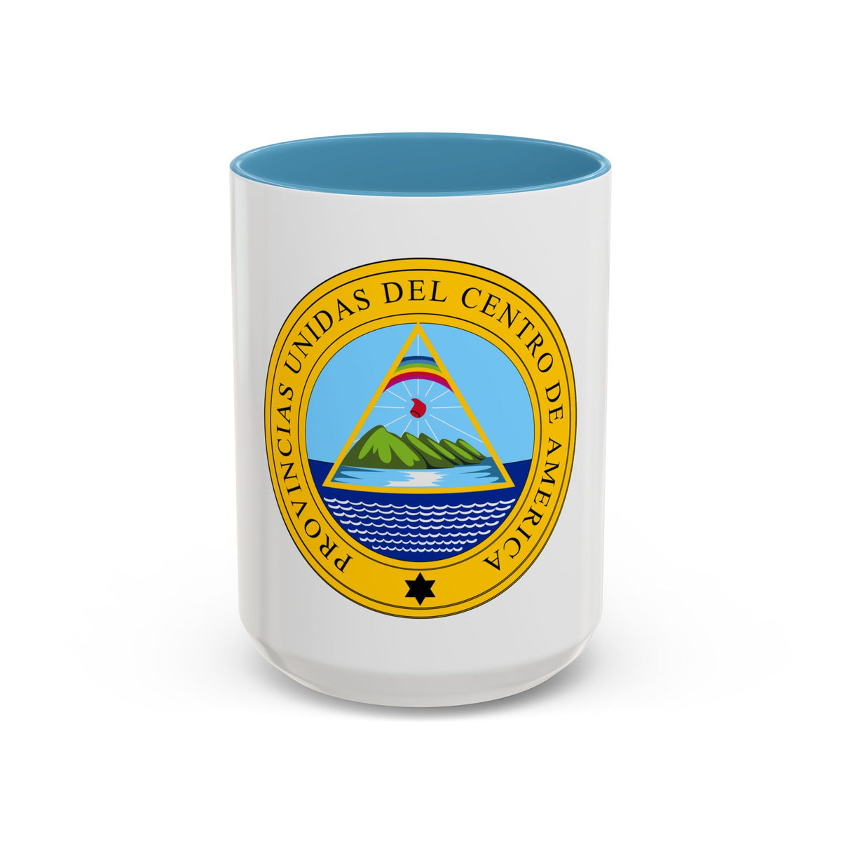 Coat of arms of the United Provinces of Central America - Accent Coffee Mug