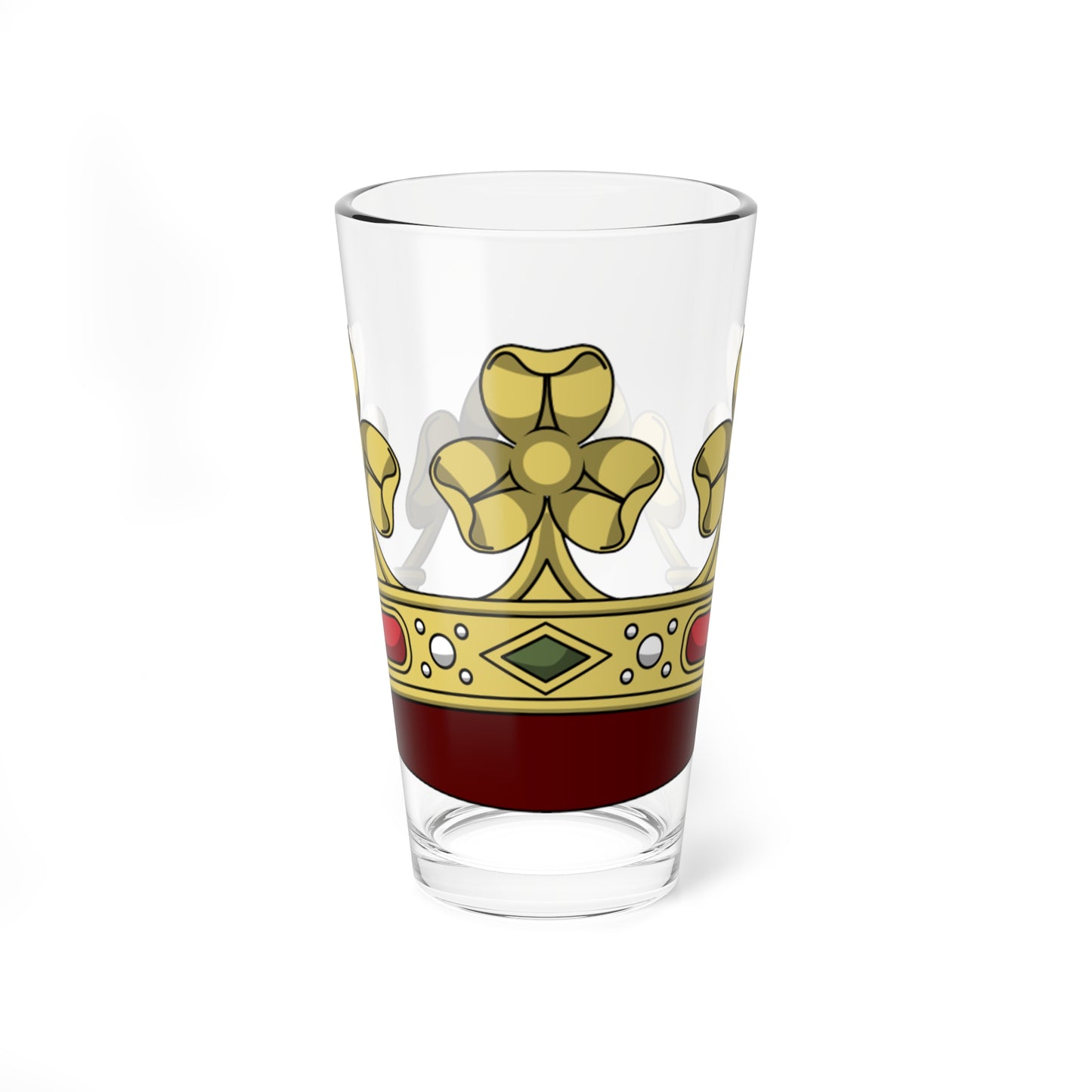 Crown of italian duke corona normale (Italy) (Coat of Arms) Pint Glass 16oz
