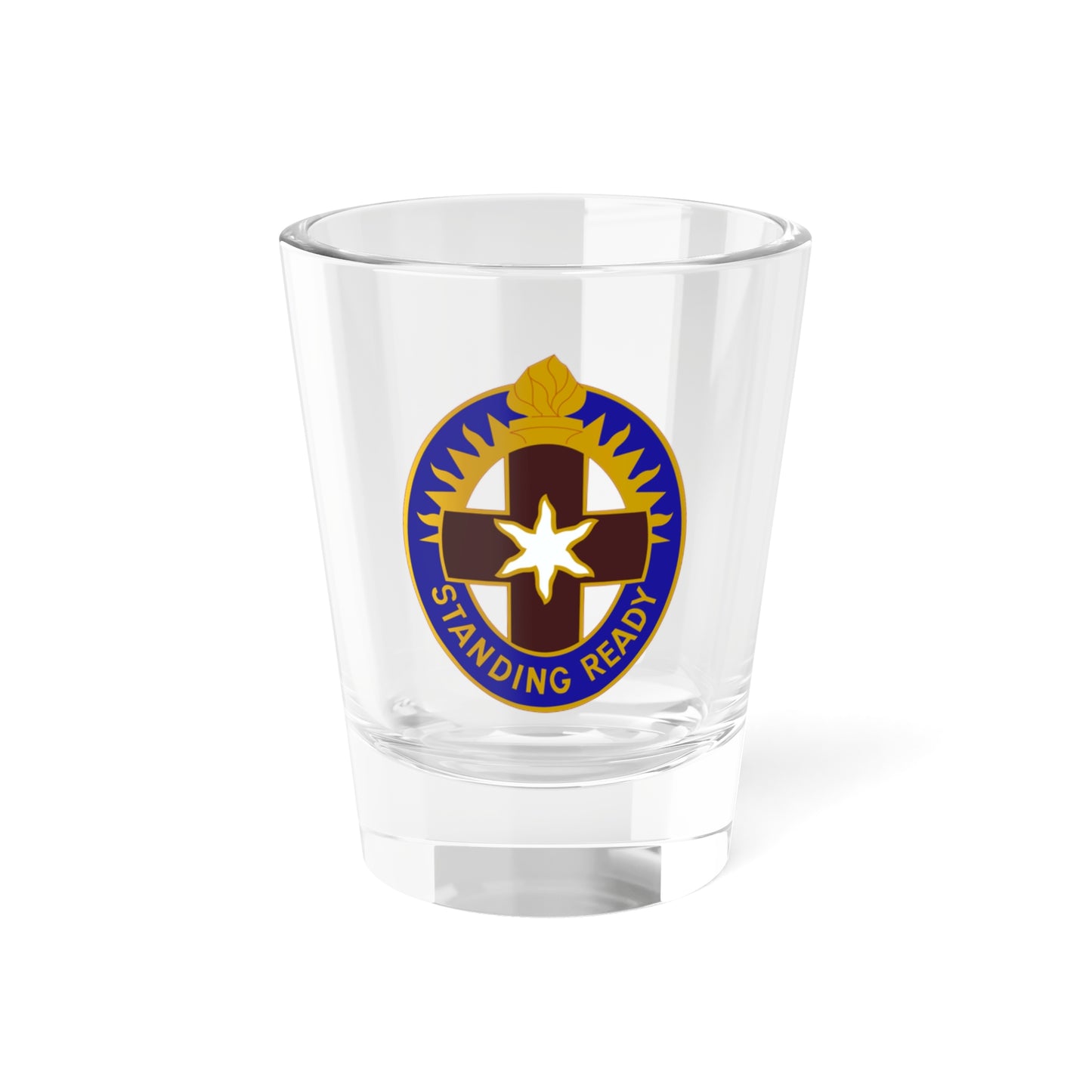 Verre à liqueur de l'hôpital communautaire américain de Hawley (armée américaine) 1,5 oz