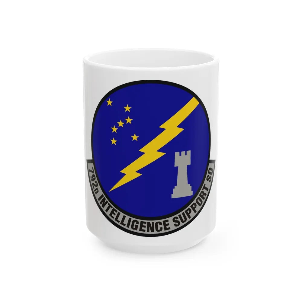 792d Intelligence Support Squadron (U.S. Air Force) White Coffee Mug-15oz-Go Mug Yourself