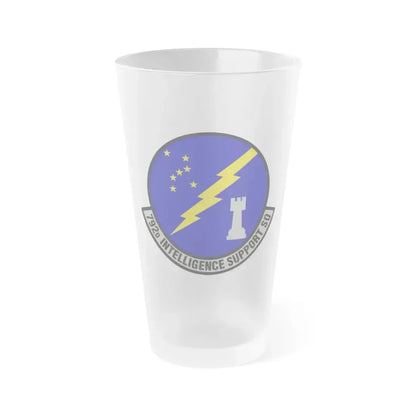 792d Intelligence Support Squadron (U.S. Air Force) Frosted Pint Glass 16oz 16oz Frosted - Go Mug Yourself
