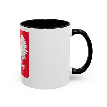 Coat of arms of Poland (1980-1990) - Accent Coffee Mug