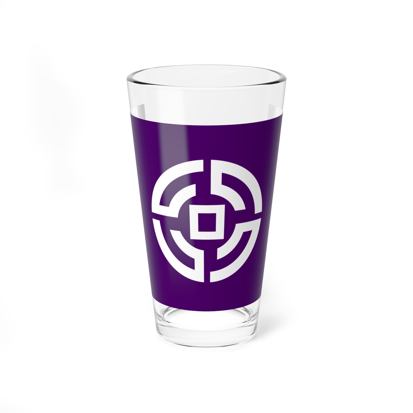 Flag of Kushiro Town Hokkaido (Japan) Pint Glass 16oz
