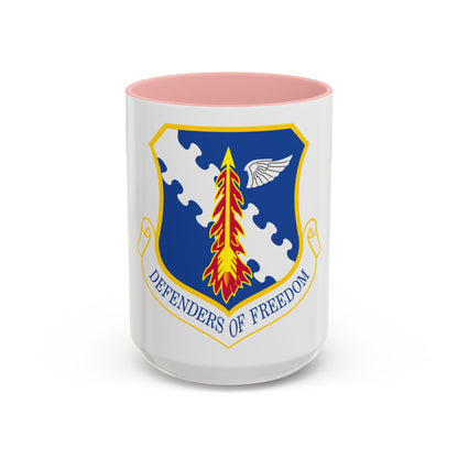 182d Airlift Wing insignia AFD 080128 056 (U.S. Air Force) Accent Coffee Mug