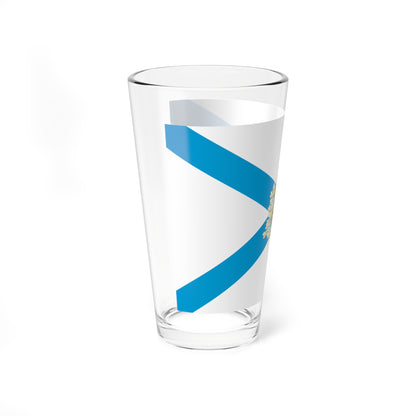 Flag of Arkhangelsk Oblast (Russia) Pint Glass 16oz