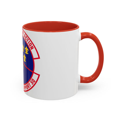 707 Force Support Squadron AFISRA (U.S. Air Force) Accent Coffee Mug