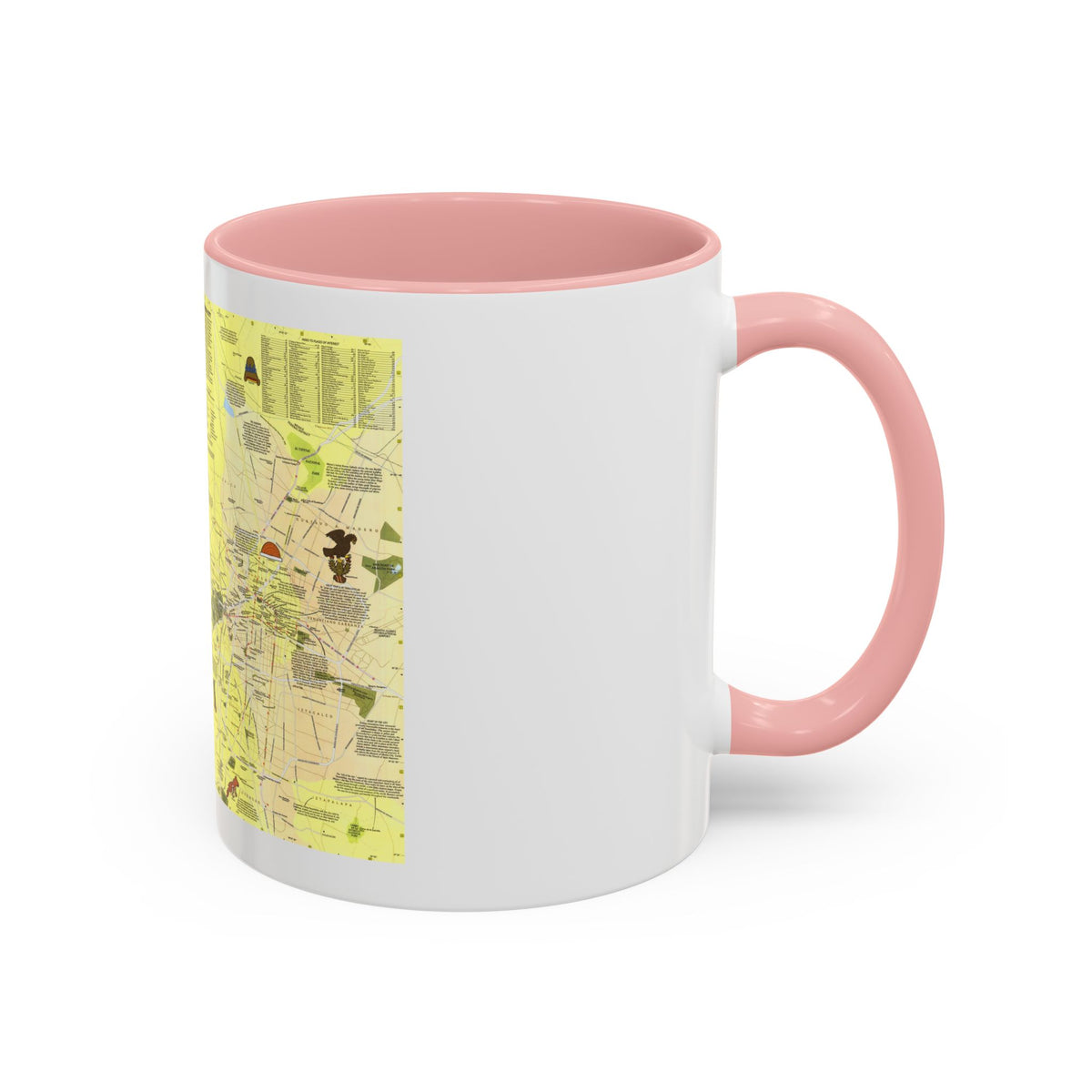 Central America - The Aztec World (1980) (Map) Accent Coffee Mug