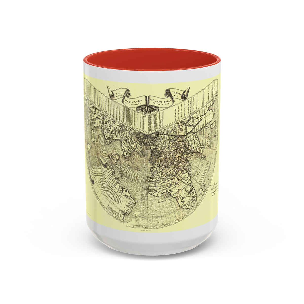 World Map - Ruysch (1508) (Map) Accent Coffee Mug