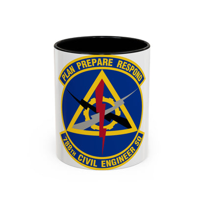 788 Civil Engineer Squadron AFMC (U.S. Air Force) Accent Coffee Mug