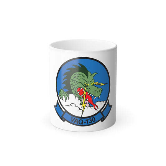VAQ 130 Electronic Attack Squadron 130 (U.S. Navy) Color Changing Mug 11oz