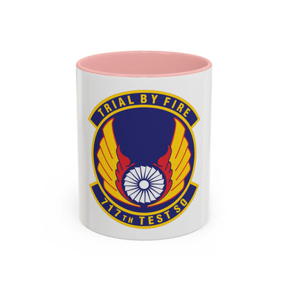 717th Test Squadron (U.S. Air Force) Accent Coffee Mug