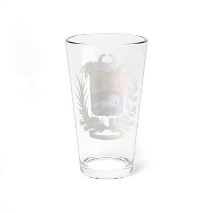 Coat of arms of Venezuela (Venezuela) (Coat of Arms) Pint Glass 16oz