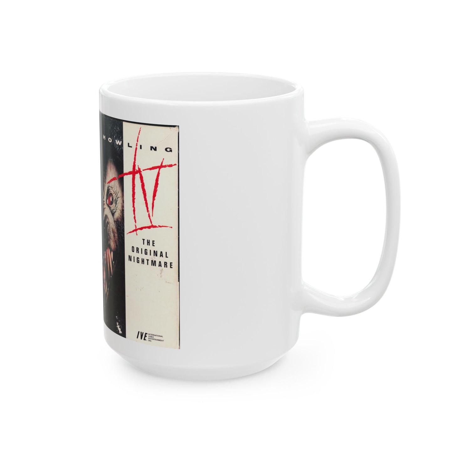 HOWLING IV THE ORIGINAL NIGHTMARE (VHS COVER) - White Coffee Mug