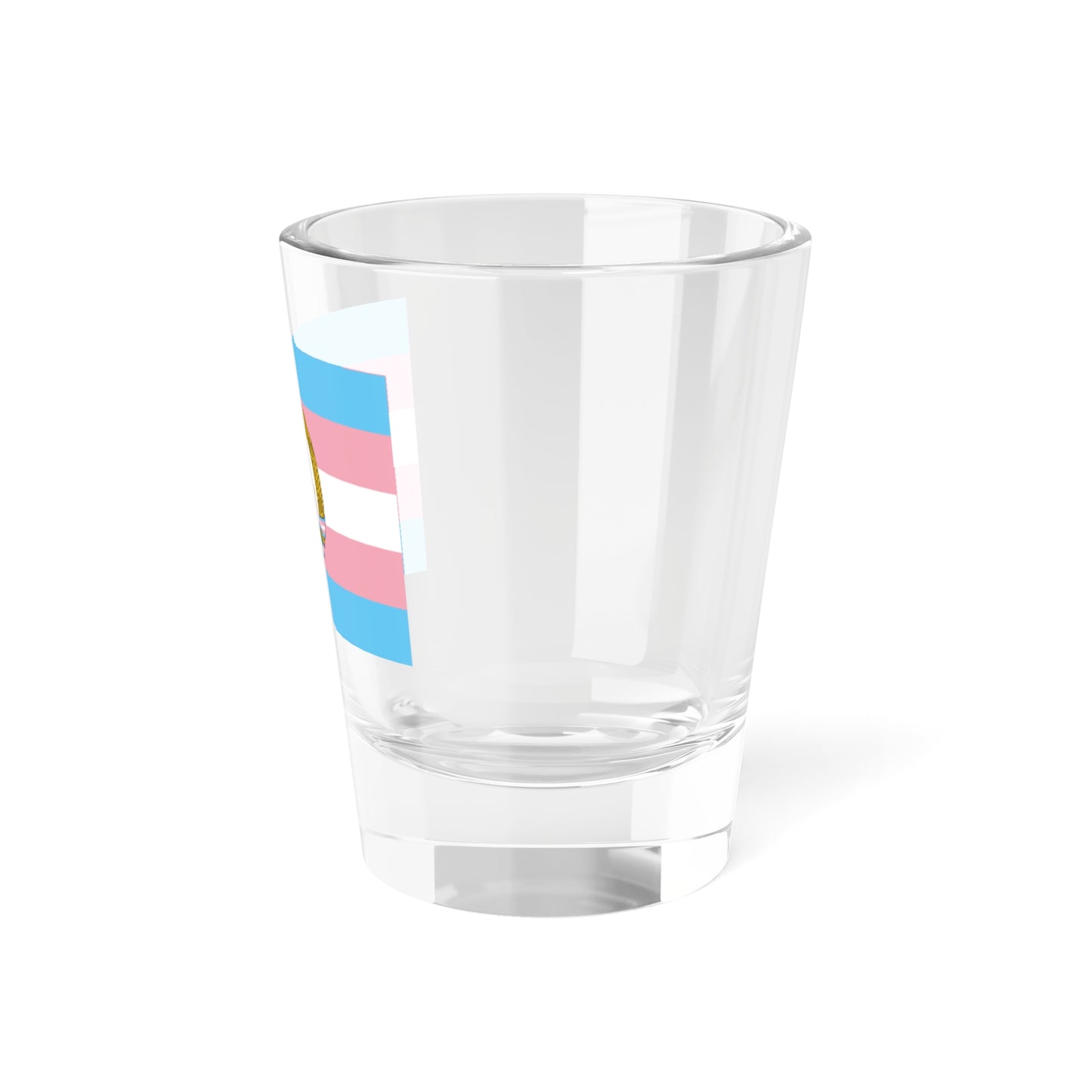 Trans DDR Flag (Germany) Shot Glass 1.5oz
