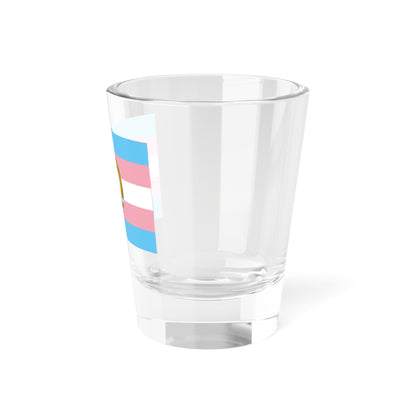 Trans DDR Flag (Germany) Shot Glass 1.5oz