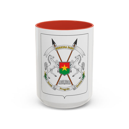 Coat of arms of Burkina Faso - Accent Coffee Mug