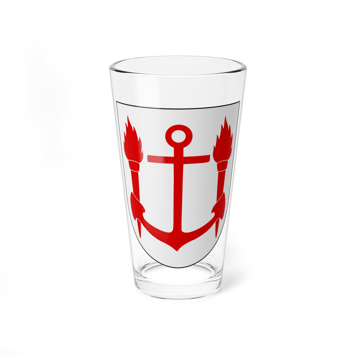 Höganäs stad vapen (Sweden) (Coat of Arms) Pint Glass 16oz