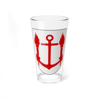 Höganäs stad vapen (Sweden) (Coat of Arms) Pint Glass 16oz