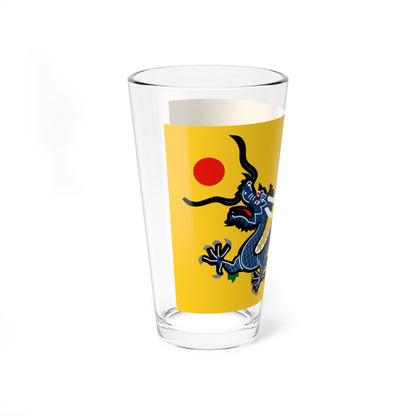 Flag of the Qing dynasty 1889-1912 (China) Pint Glass 16oz