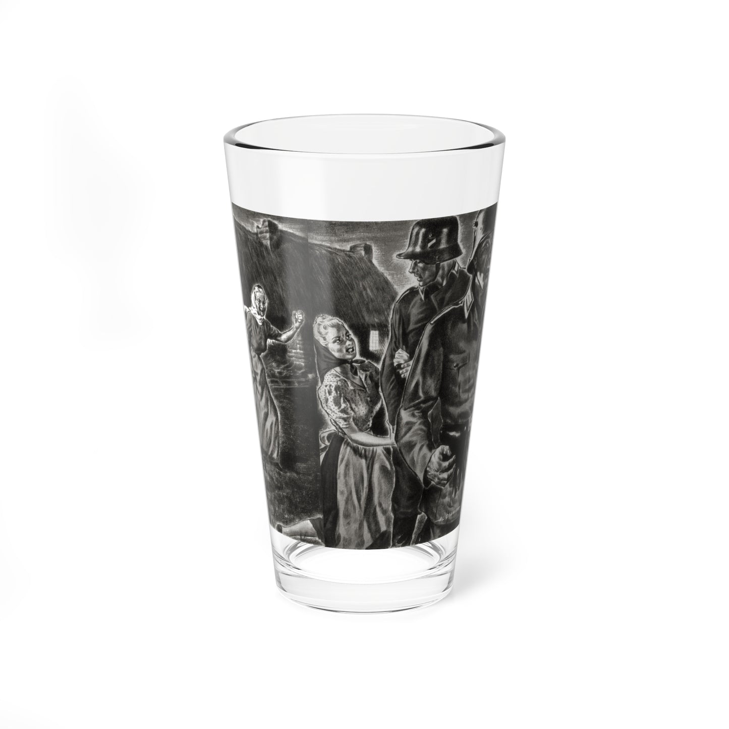 The Holy Child of Agincourt, Liberty magazine, November 30, 1940 (Magazine Illustration) Pint Glass 16oz