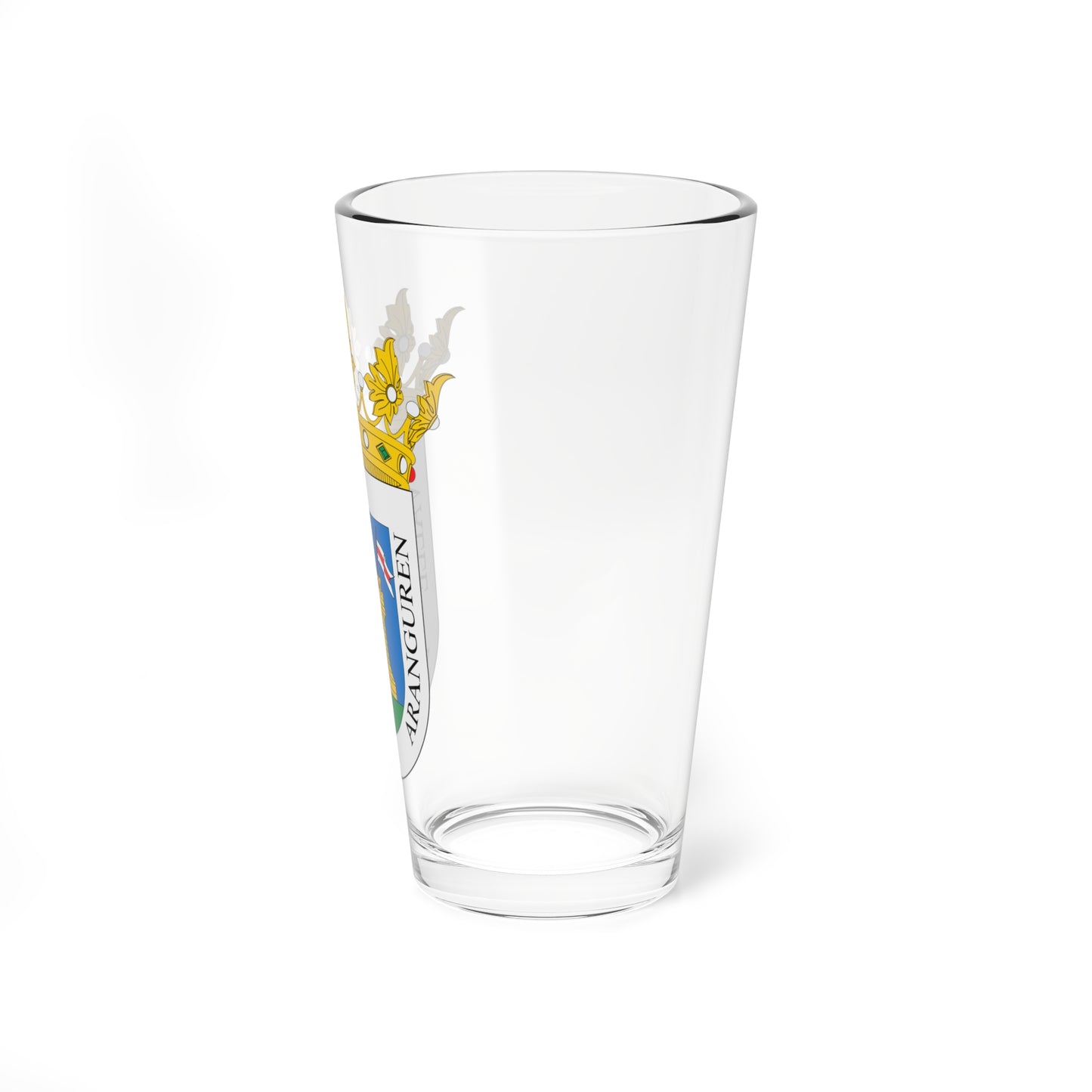 Escudo de Aranguren (Spain) (Coat of Arms) Pint Glass 16oz