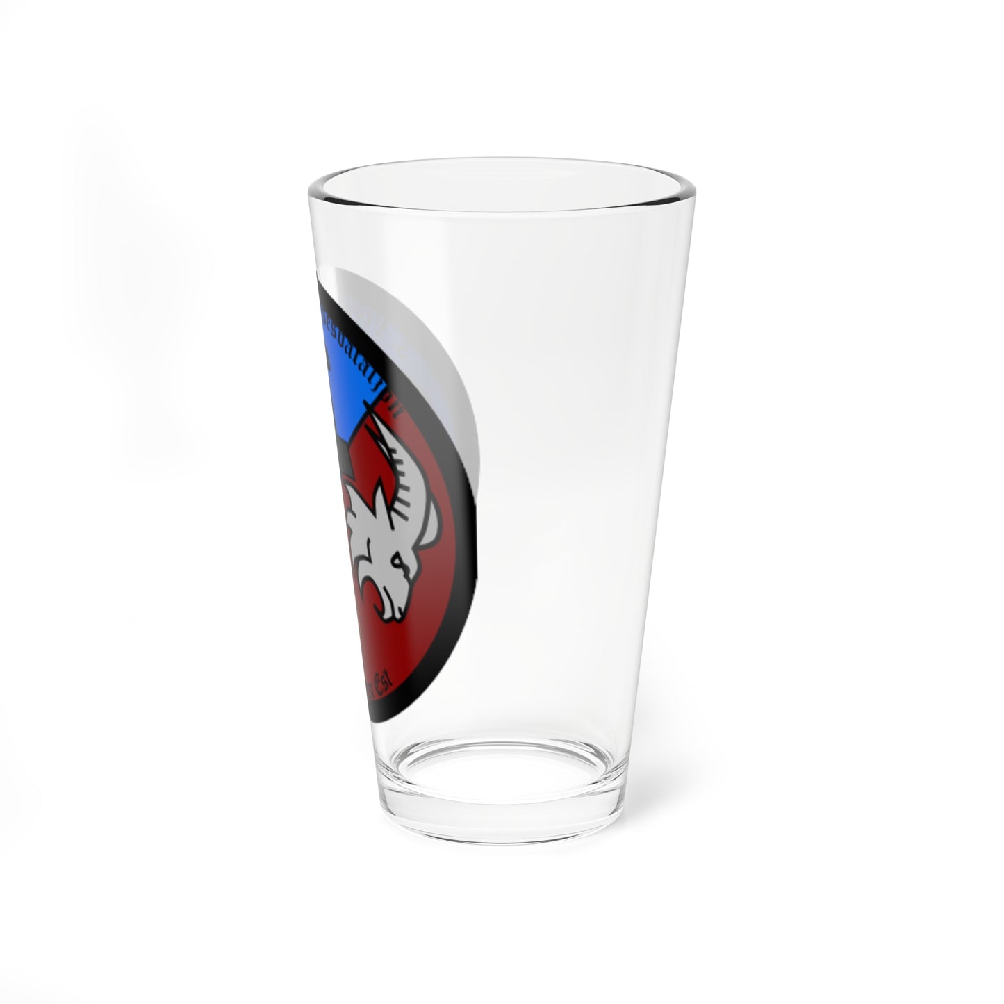 Emblem for the Staff-III-TRR (Denmark) (Coat of Arms) Pint Glass 16oz