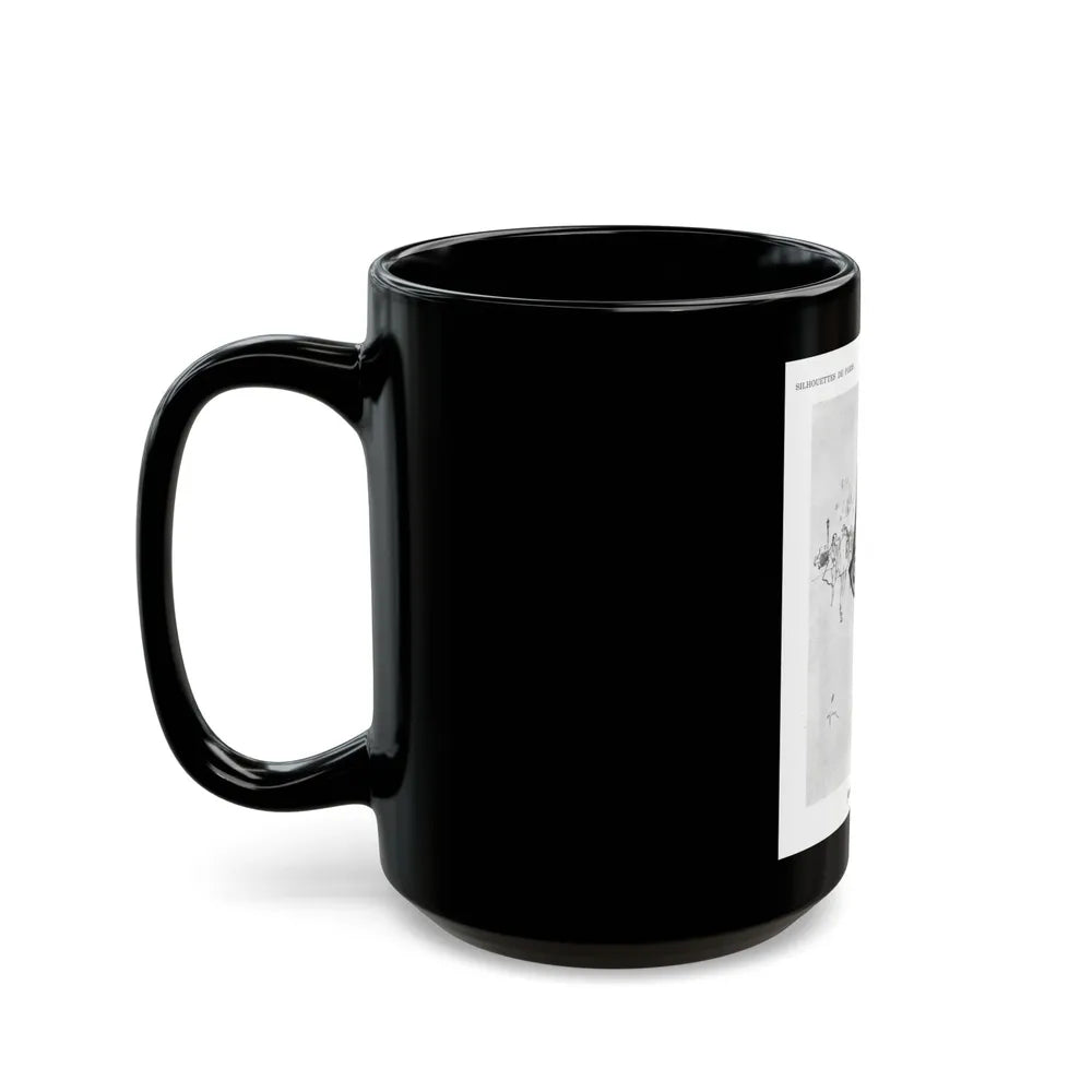 From the Jaye Oliver Archives, Jeanne Lafaurie, 1945 - Black Coffee Mug-Go Mug Yourself